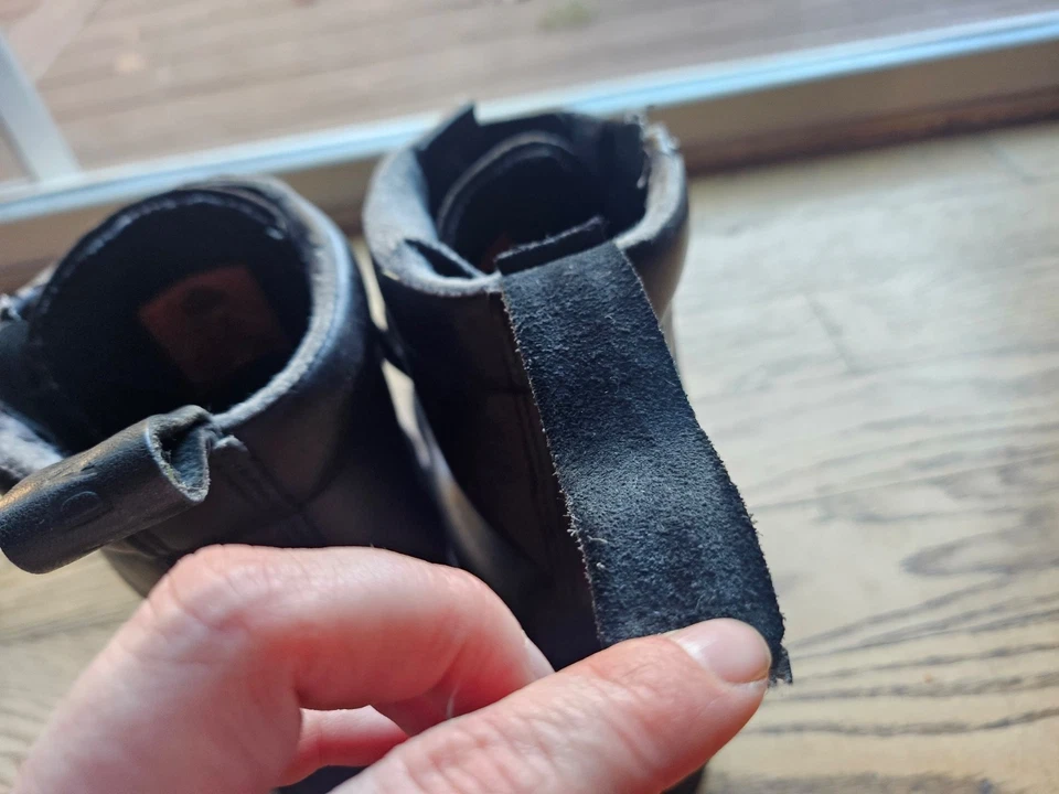 Harley-Davidson Men’s 14 Black Motorcycle Boots Zip Up Leather Broken Loop - Image 4 of 4