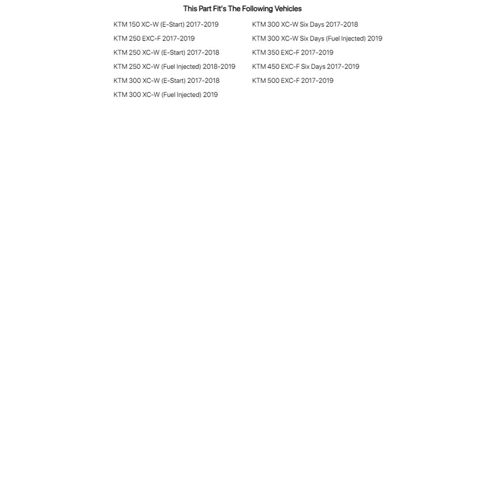 Acerbis Rear Fender 16 KTM Orange For KTM 250 EXC-F 2017-2019 Foto 3 de 4