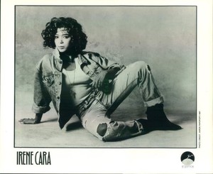 Press Photo: IRENE CARA 8x10 B&W 1987 fame