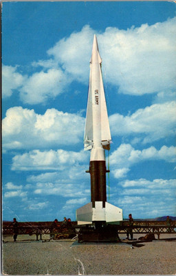 Nike Hercules Rocket Launch Pad McGregor Range Texas TX 1950s Postcard