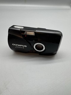 Olympus Mju II 35mm Kompaktkamera Schwarz All Weather