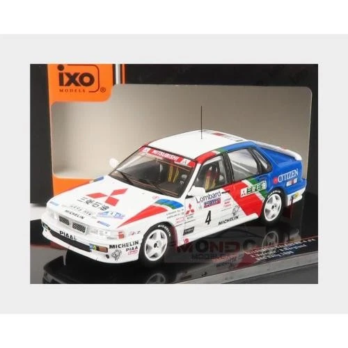 1:43 IXO Mitsubishi Galant Vr-4 #4 Rally Rac Lombard 1990 A.Vatanen RAC347LQ - Immagine 2 di 2
