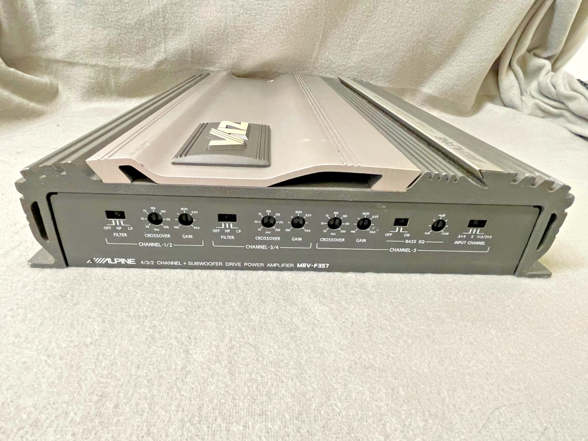 【希少・動作品】アルパイン MRV-F357 V12 パワーアンプ Alpine MRV-F357 3/4/5 Channel Car Amplifier for sale online | eBay