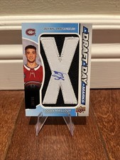 2025-26 Upper Deck SP Game Used Logan Mailloux Draft Day Marks Auto /35 DDM-LM