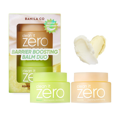 BANILA CO Clean it Zero Barrier Boosting Balm Duo | Enriching Butter & Firming C