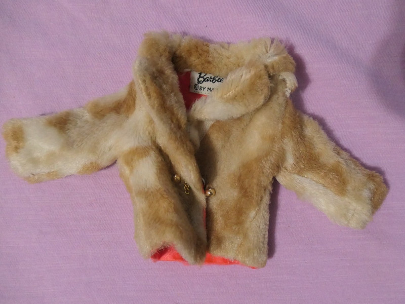 Vintage Barbie Clothes - Vintage Barbie1493 Fab Fur Jacket