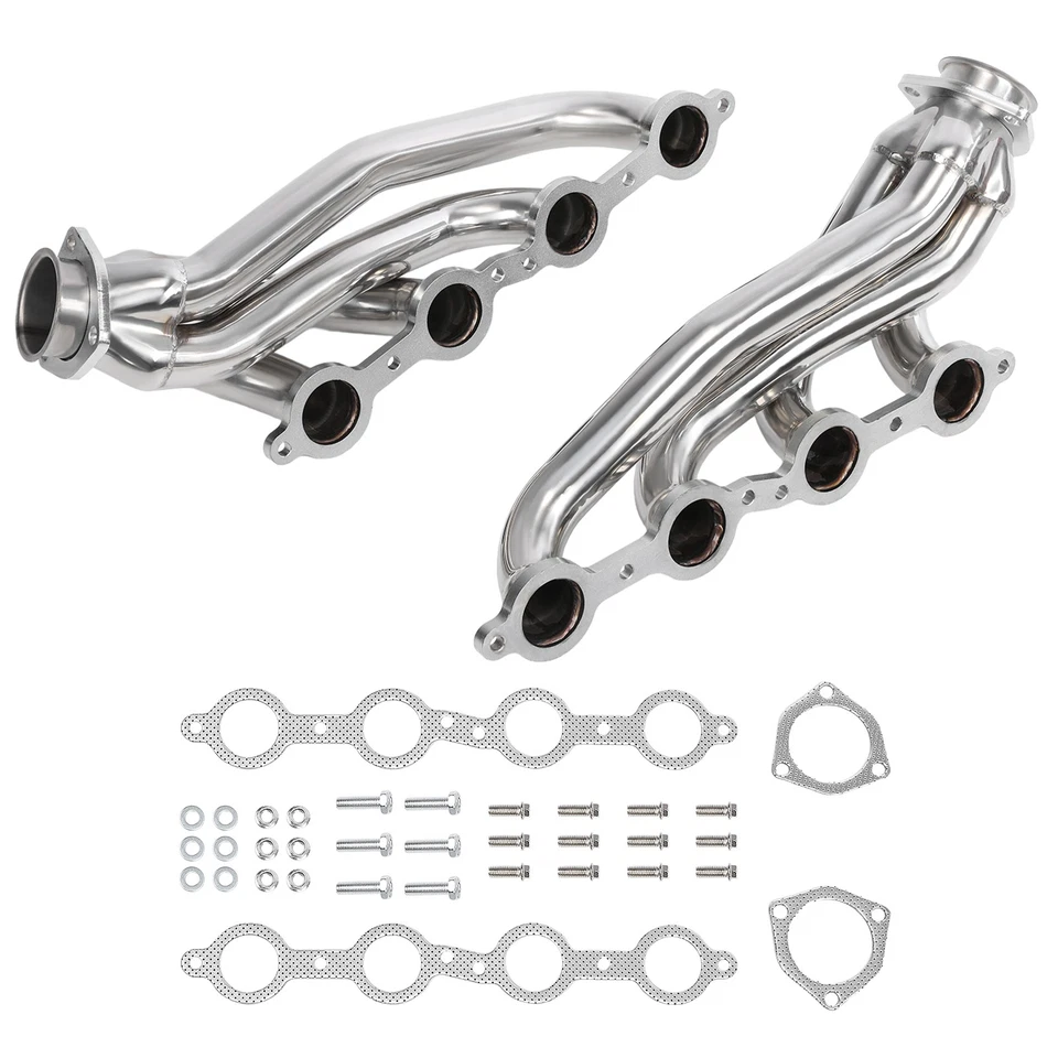 Conversion Headers Fit For Chevrolet New Stainless Steel Direct Fit GEARZAAR Foto 4 de 4