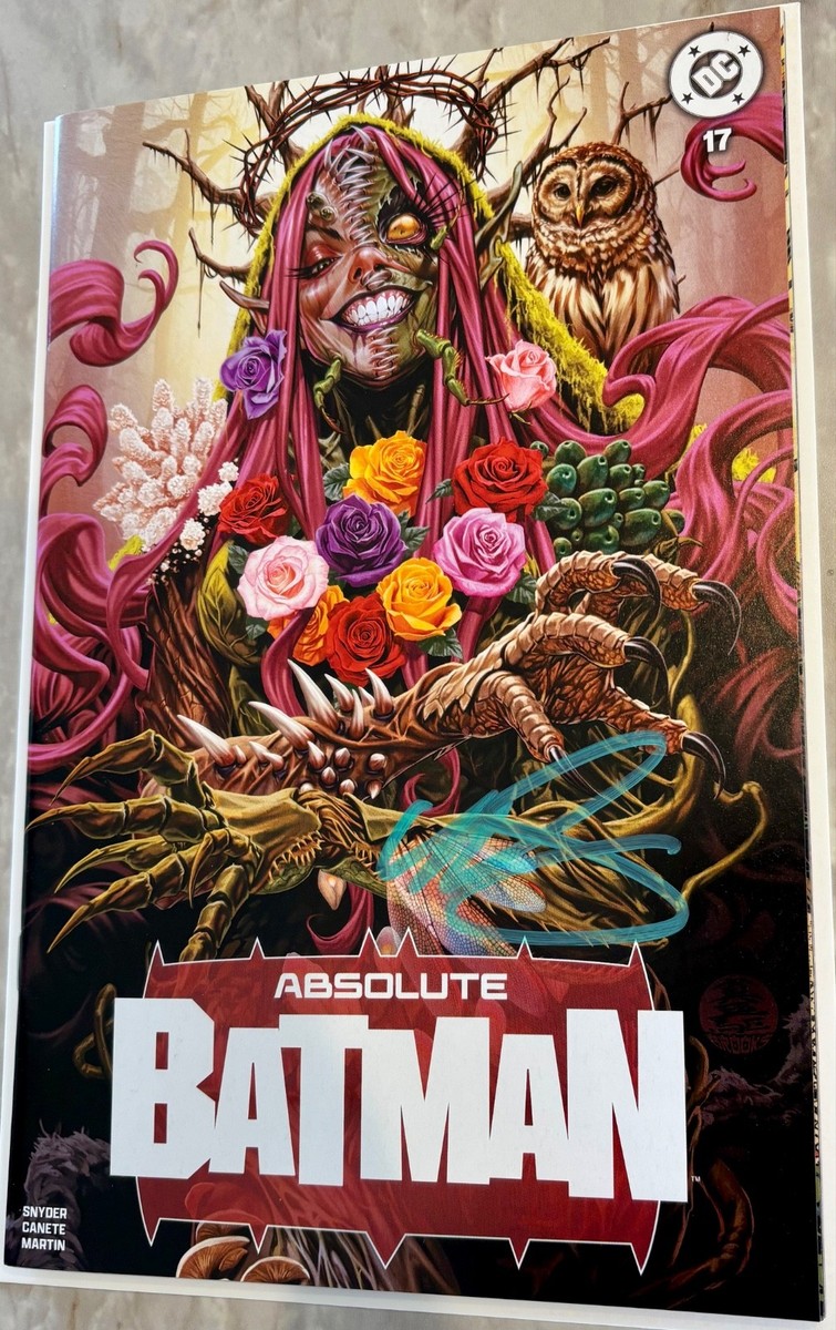 ABSOLUTE BATMAN 17 MARK BROOKS SIGNED Cardstock Poison Ivy Limited