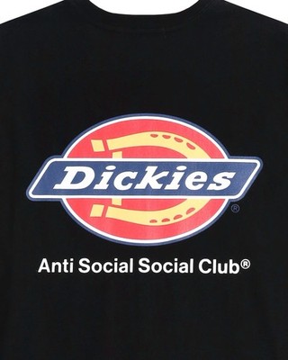 Brand New Anti Social Social Club x Dickies ASSC Logo Tee Black