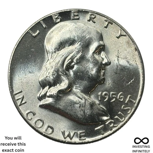 1956 AU Ben Franklin Half X-1473