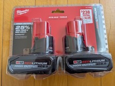Milwaukee 48-11-2450S M12 XC5.0 High Output 5 Ah Battery 2-Pack - NIP