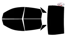 Computerized Custom PreCut 2Ply Window Tint Film Kit For 00-07 Ford Focus Sedan
