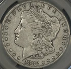 1882-CC CAC VF35 MORGAN SILVER DOLLAR CARSON CITY S$1