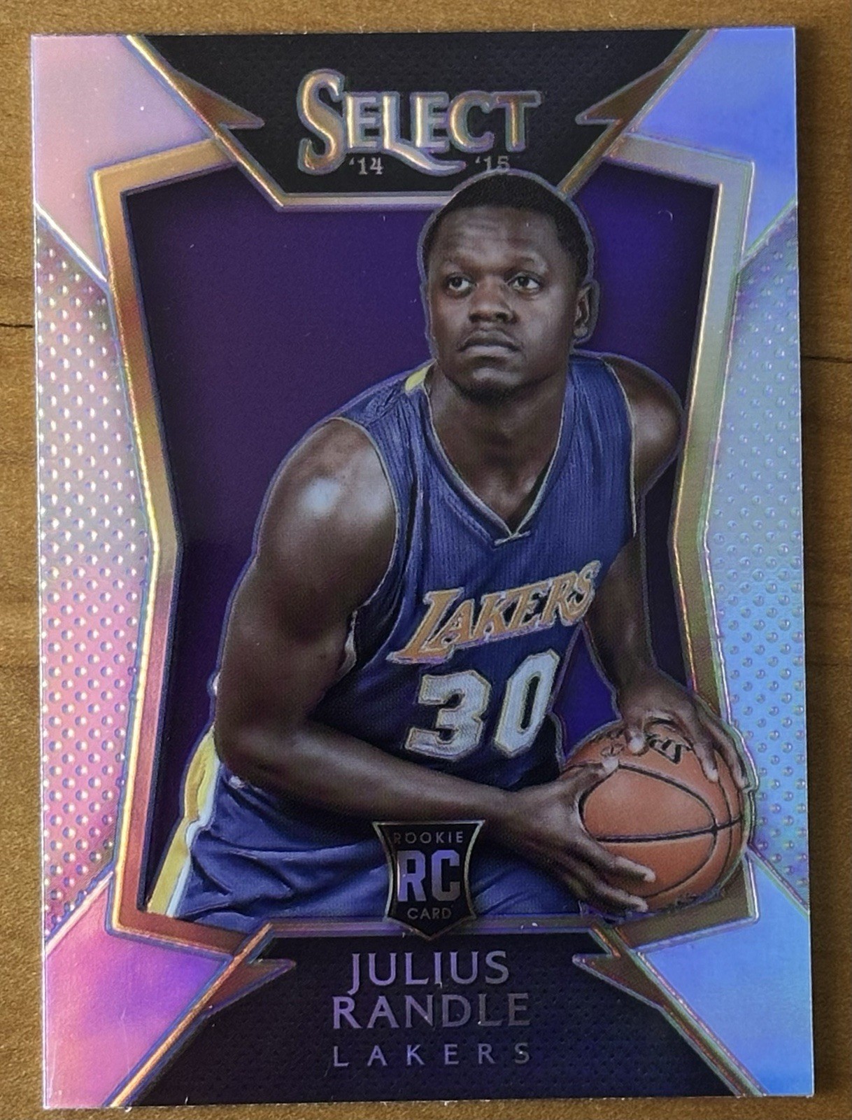 2014-15 Panini Select Concourse Silver Prizm Julius Randle #89 Rookie RC Wolves