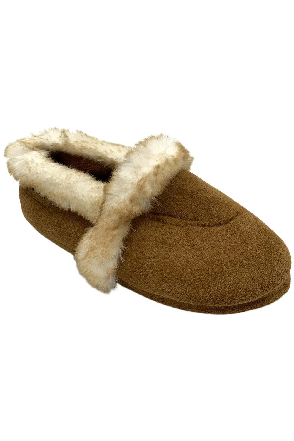 Isotoner Womens Blake Moccasin Slippers Brown 5890₽