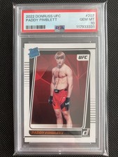 2022 Panini Donruss UFC Paddy Pimblett #207 Rated Rookie PSA 10
