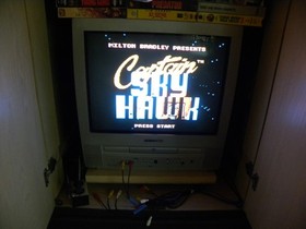 Paquete de consola Nintendo NES con 2 controladores Mario 3 Captain Skyhawk Game Genie