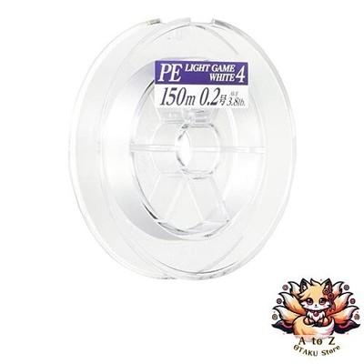NEW Yamatoyo Tegus PE Line for Light Game Fishing 150m 0.2 3.8lb 4 Strands White