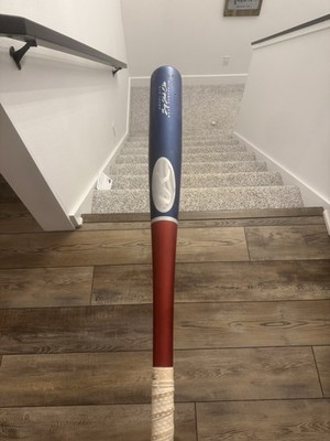 Rawlings Big Stick Elite 243 Wood Composite BBCOR -3 34in 2 5/8in Blue/Red