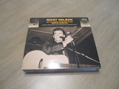 Ricky Nelson 6 Classic Albums Plus Bonus Singles CD Import Box Set VG FREE SHIP