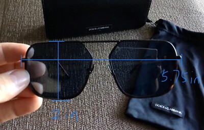 $475 Authentic DOLCE & GABBANA Aviator Tortoise / Havana Frame