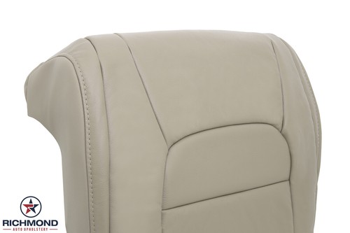 For 2011 2012 Toyota Land Cruiser -Driver Side Bottom Leather Seat Cover Tan - Picture 6 of 12
