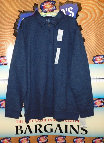 Croft & Barrow 1/4 Zip Neck Extra Soft Fleece Sweaters $14.99 School College - Picture 5 of 18