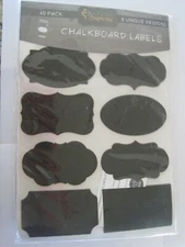 Chalkboard Labels 40 Packs NIP