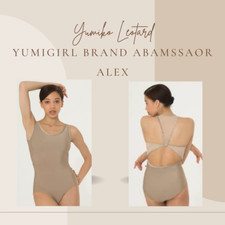 NEW Yumiko leotard Alex Mesh Toffee Bust Panel Size L