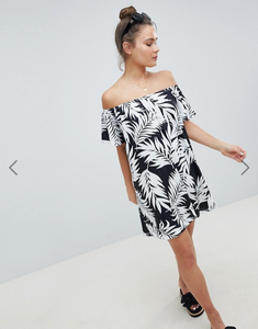 white off the shoulder sundress