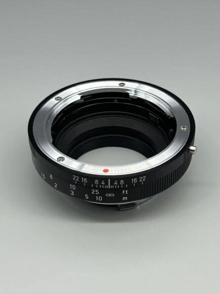 Hilton 50mm rangefinder coupled Yashica/Contax CY to Leica M adapter ring - Image 2 of 4