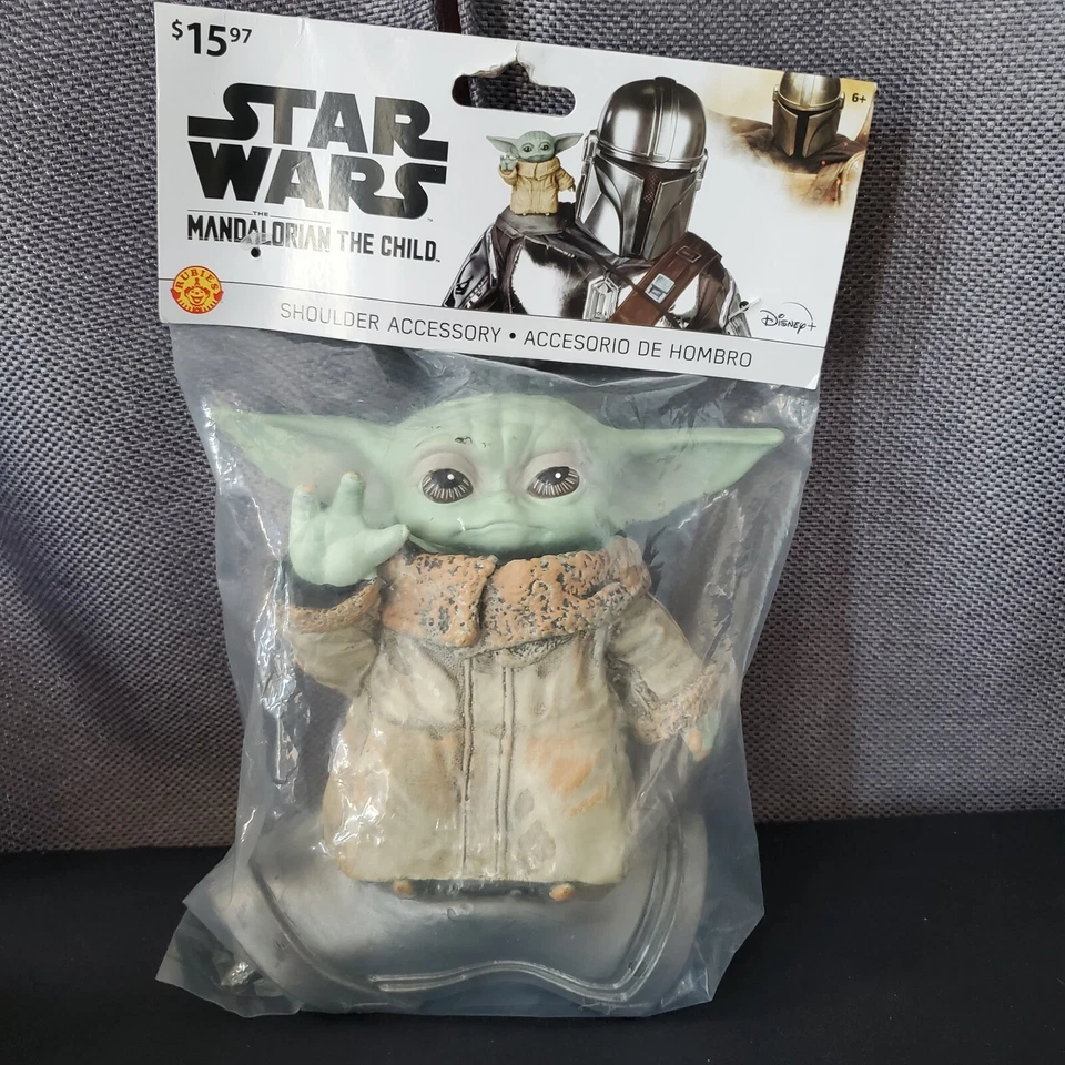 "DISNEY STAR WARS MANDALORIANO HOMBRO ACCESORIO BEBÉ YODA DISFRAZ COSPLAY 7""" Foto 2 de 4