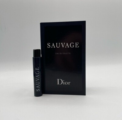 Dior Sauvage Eau De Toilette EDT Spray Sample Card Vial 1 ml/0.03 oz