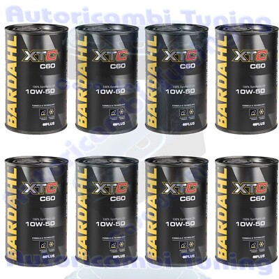 Motoröl Auto Bardahl XTC C60 10W50 Fulleren Sport Performance 8 Liter