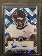 JALEN WYDERMYER Patriots 2022 Leaf Metal Draft Blue Ice Auto # 13/20 Autograph
