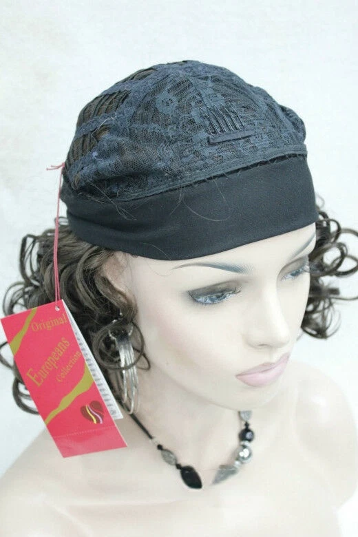 Women Wig Spiral Curls Fluffy 3/4 Half Full Wig Headband Ladies Natural Hair Wig - Image 3 of 4