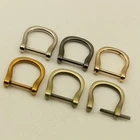 18 25 mm Detachable Openable Screw D Ring Buckle Clasp Handbag Purse Strap Belt