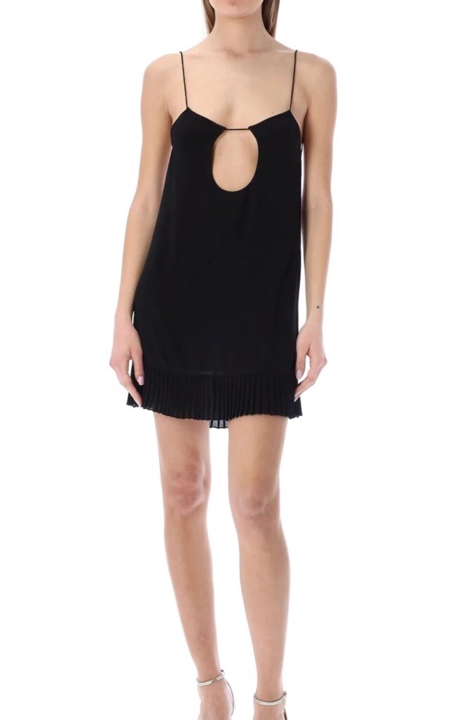 Mini abito nero Saint Laurent taglia 36 Fr