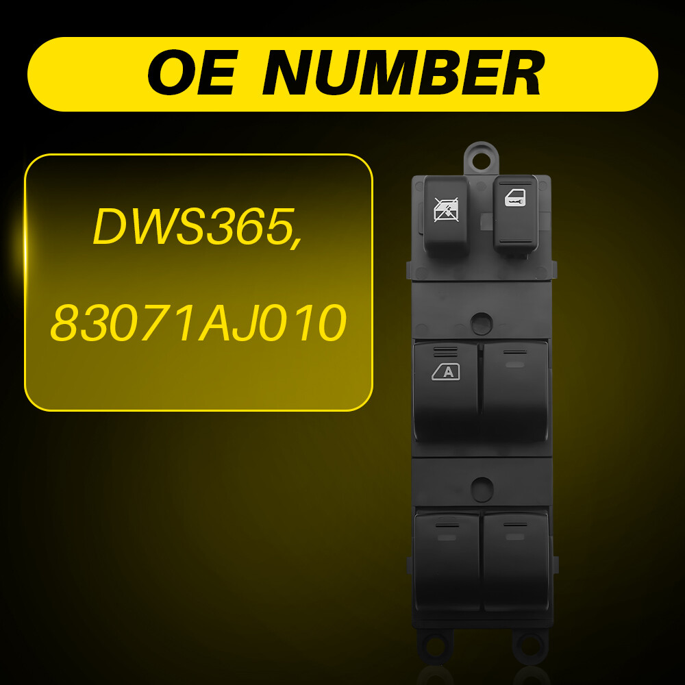 FOR 10-12 SUBARU LEGACY OUTBACK DRIVER SIDE MASTER POWER WINDOW CONTROL SWITCH B