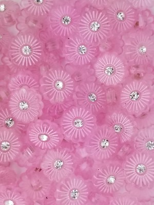 FLOWER SHANK BUTTON, SIZE 18L -7/16'', SHINY FINISH, 1 GROSS, FREE SHIPPING USA