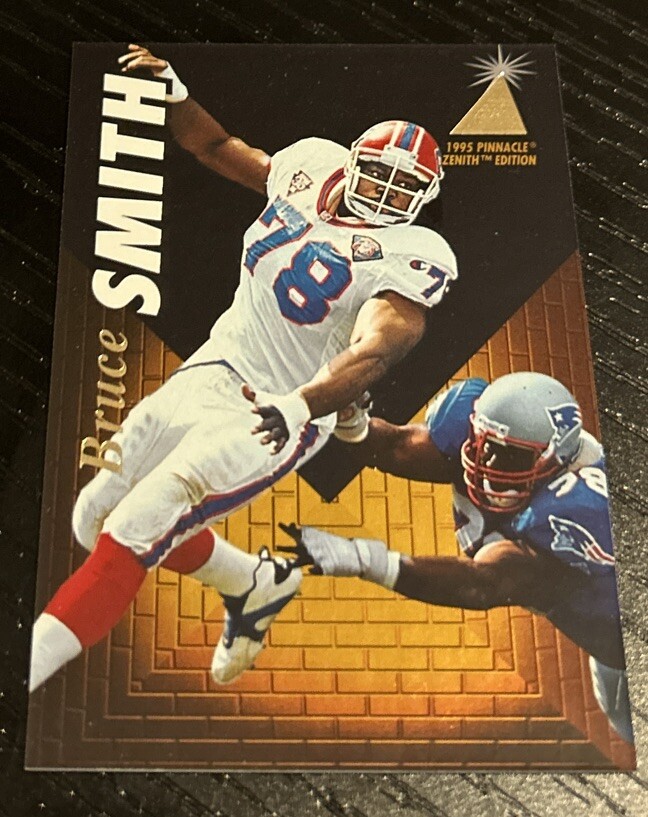 1995 Pinnacle Zenith Bruce Smith #Z90