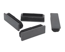 1" x 3” Rectangular Tubing Plugs, Rectangle Tubing End Caps, Blanking Caps  HDPE