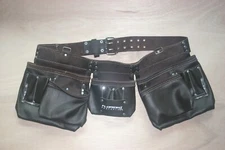 Leather Tool Belt 13 Pocket Professional Oil Tanned Split
