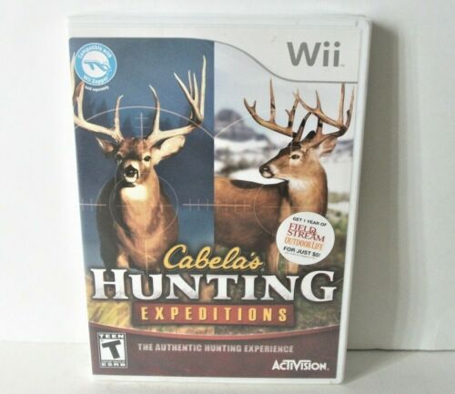 Cabela's Hunting Expeditions Nintendo Wii New Sealed Game Hunts Cabela Cabelas - Picture 1 of 6