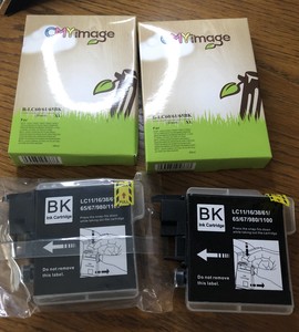 Brother Printer Compatible LC 60/61/65 Black Ink Cartridges | eBay