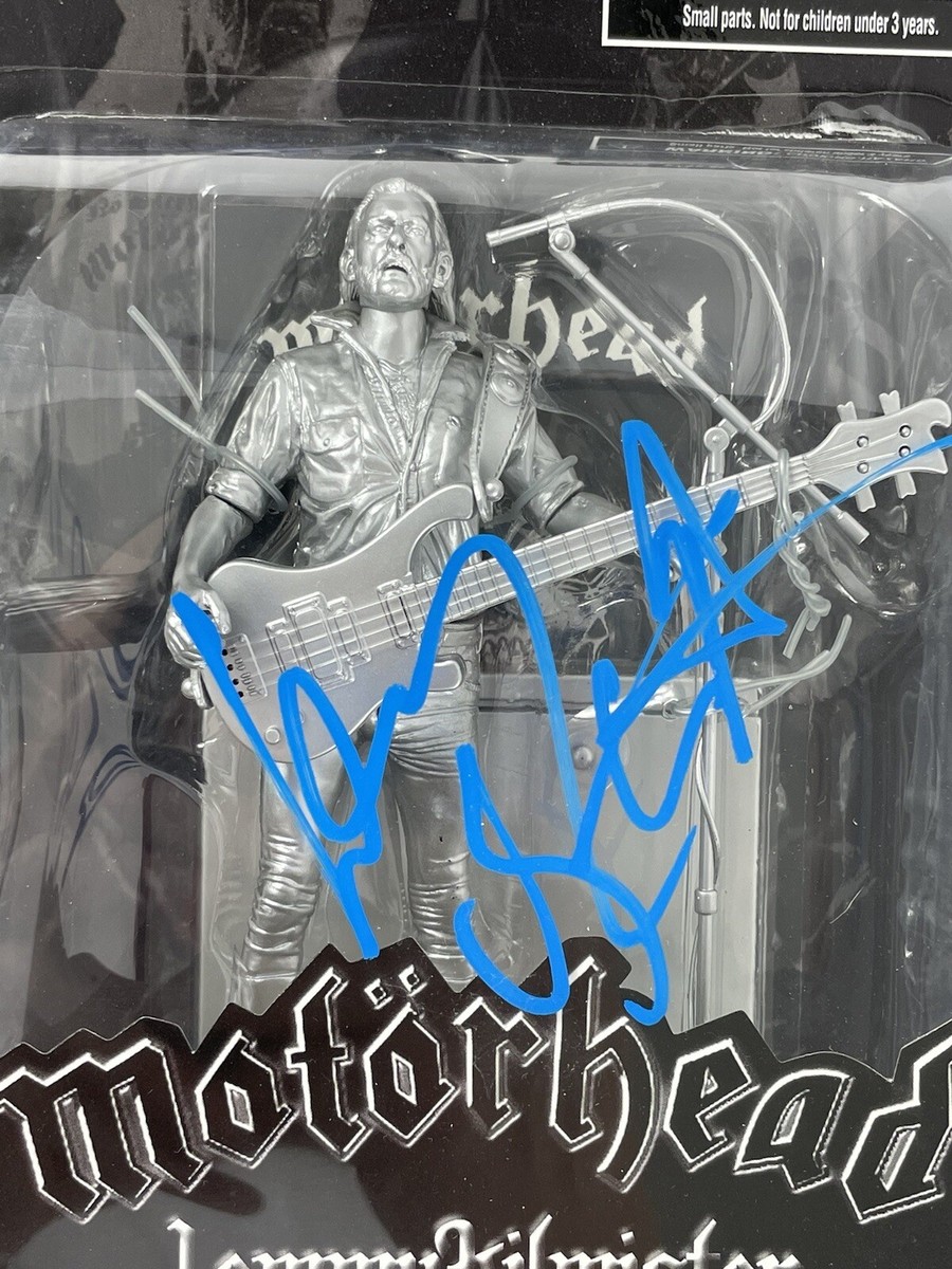 Lemmy Kilmister Rare Authentic Signed Silver Action Figure