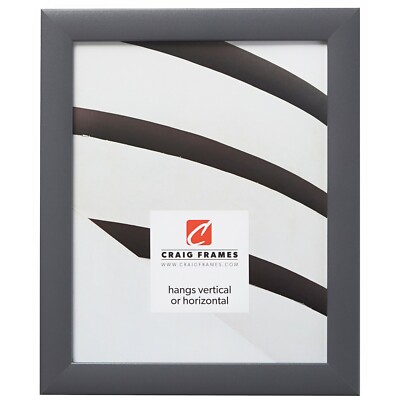 Craig Frames Contemporary1 Inch Wide, Dark Slate Gray Picture Frame