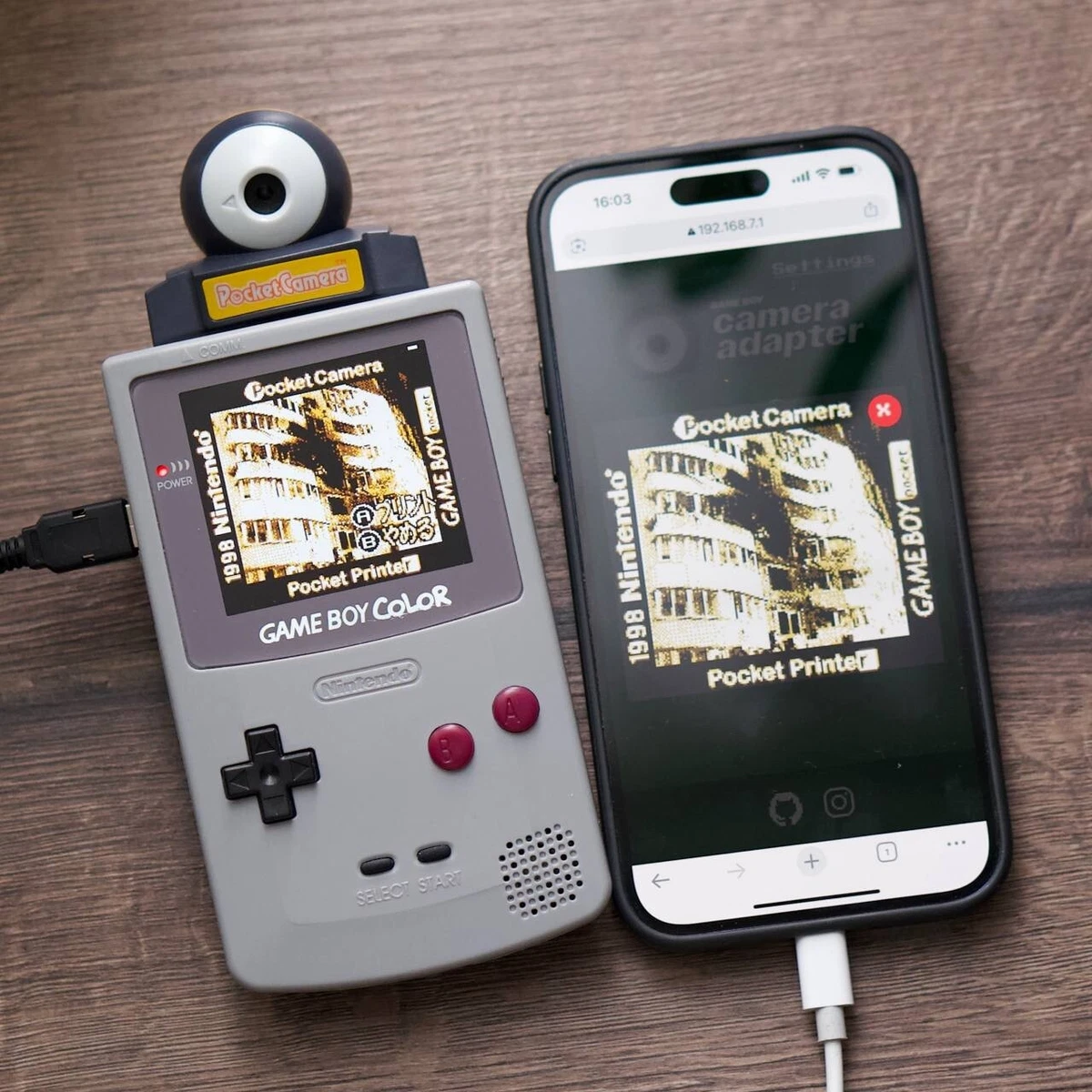 GameBoy Kamera Adapter Duo - Plug & Play, keine Mods nötig!