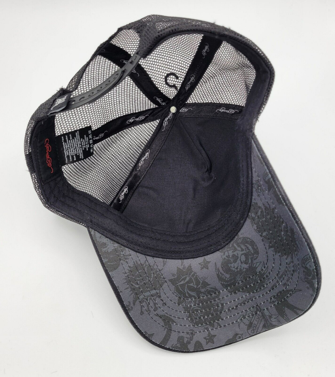 Ed Hardy Hat Snapback Baseball Cap Mesh Back Throwback Y2K 2000s