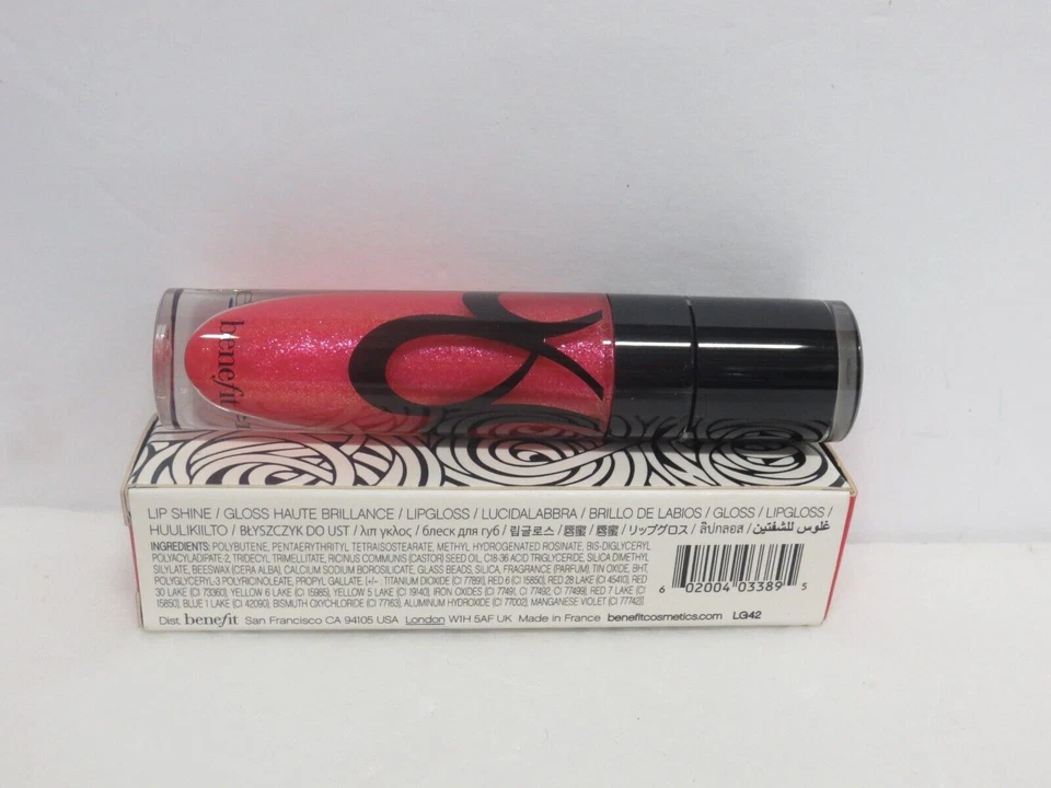 BENEFIT ULTRA SHINES LIP SHINE BACK TO THE FUCHSIA 0.17 OZ BOXED *LOT OF 4* - Image 3 of 4